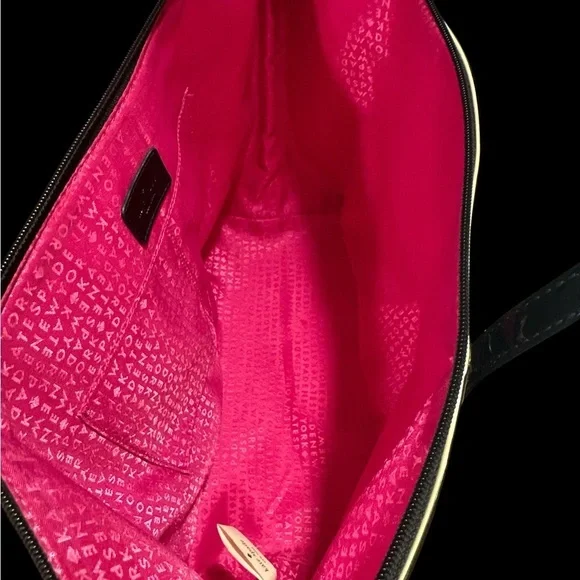 Kate Spade Black and cream color Striped Tote - Picture 2 of 15